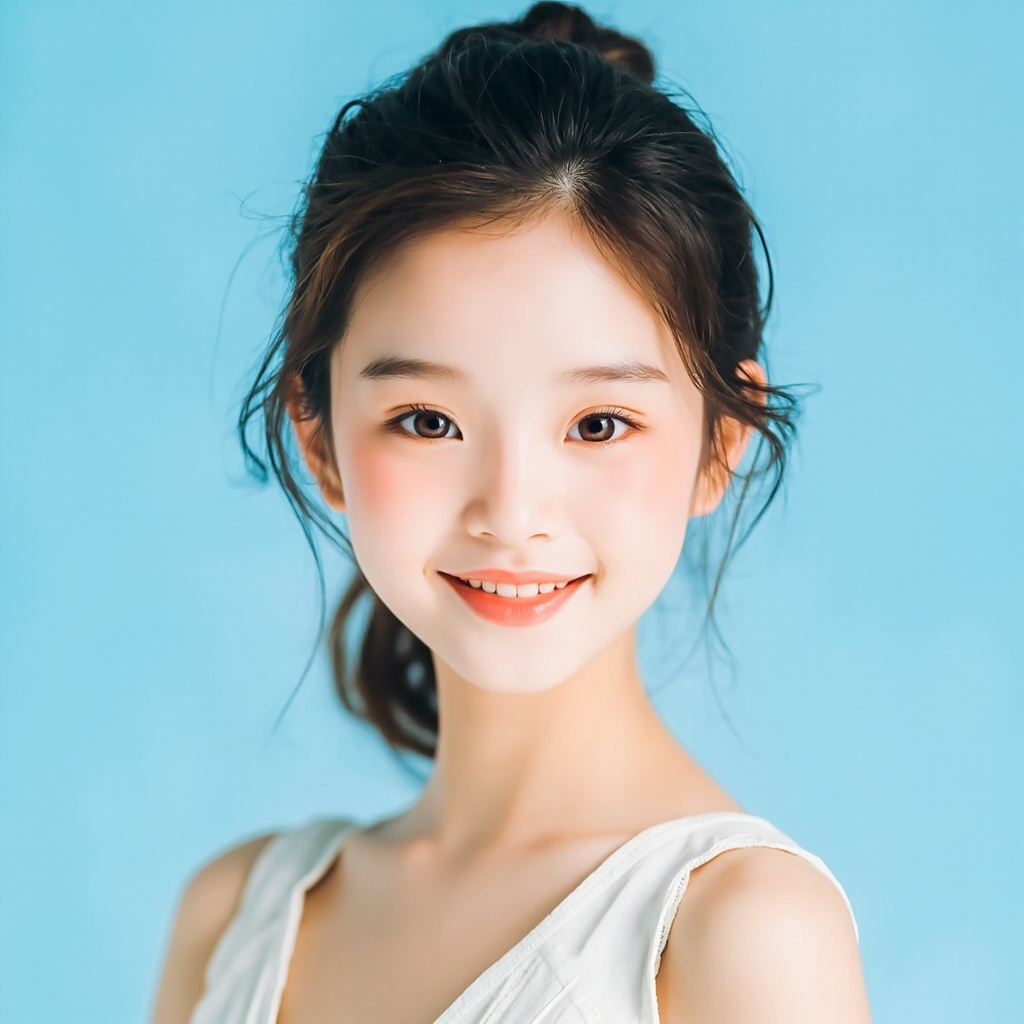 开朗淡蓝